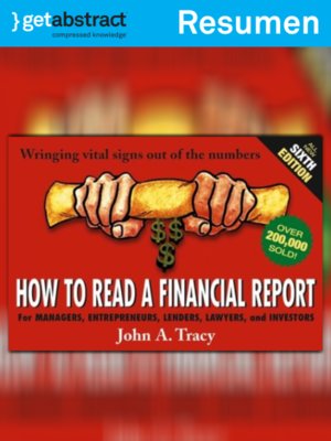 cover image of Cómo leer un informe financiero (resumen)